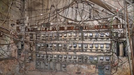 A view of an electricity meter room in Havana, Cuba..jpg