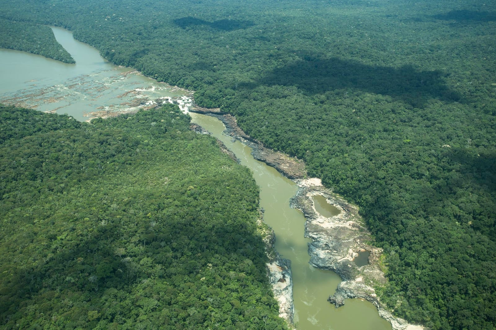 An inhabitant of the Yaigojé Apaporis reservation prepares a traditional costume for an Amazonian ritual