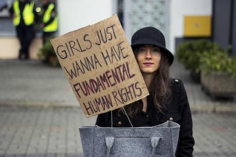 Copy of A woman wears black at a Czarny Protest in Opole_ Poland_ 3 October 2016. Image_ Iga Lubczańska_Flickr.jpg