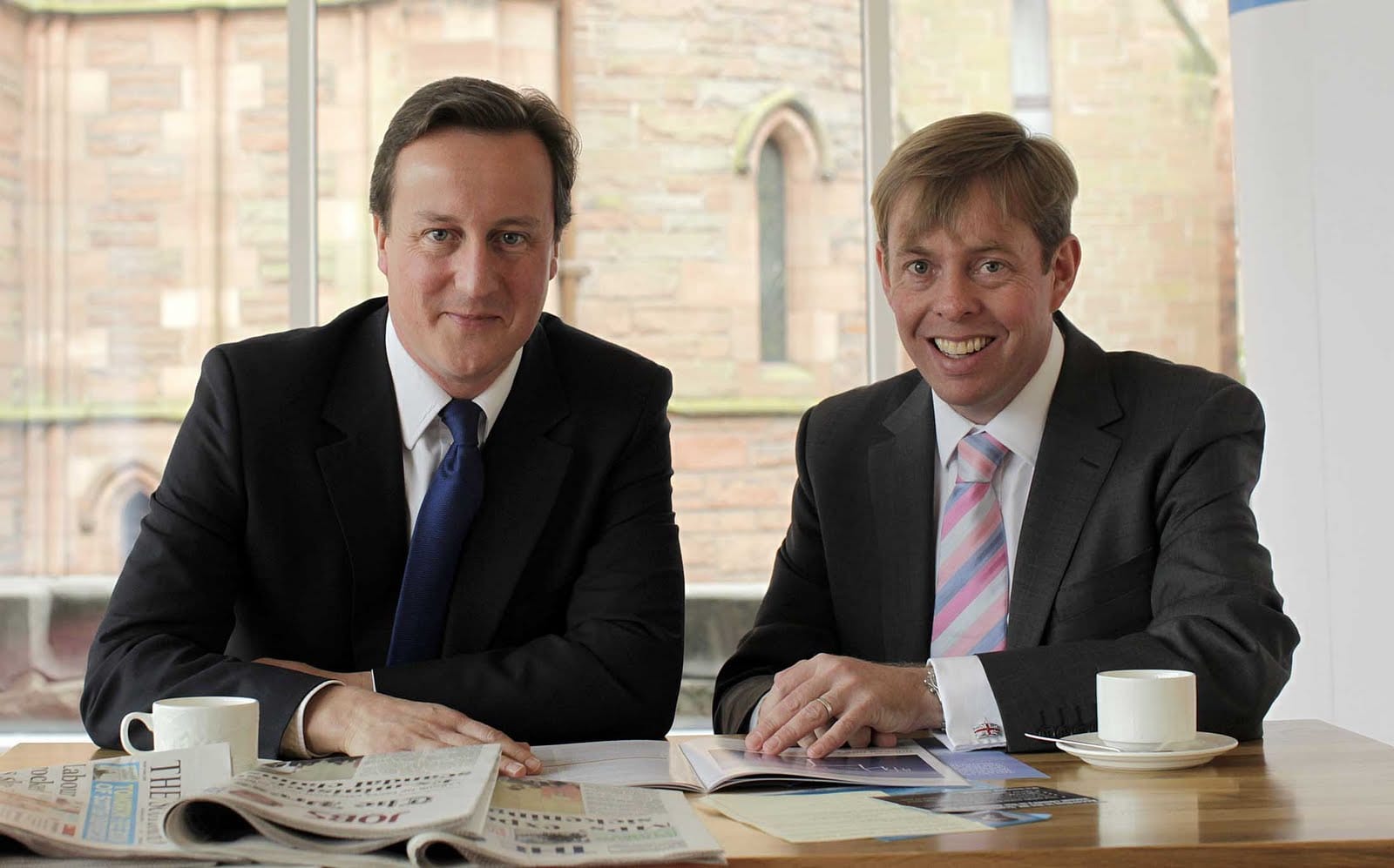 David Cameron and Richard Cook