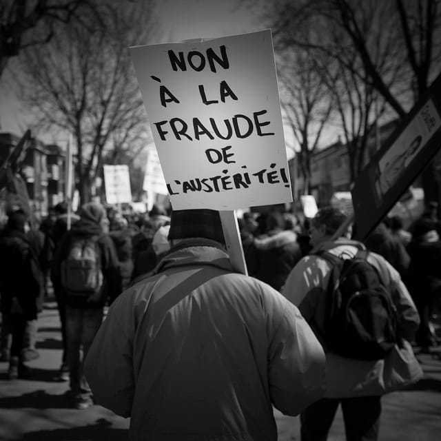 Protesta contra la Austeridad. 2015. Flickr. Algunos derechos reservados.