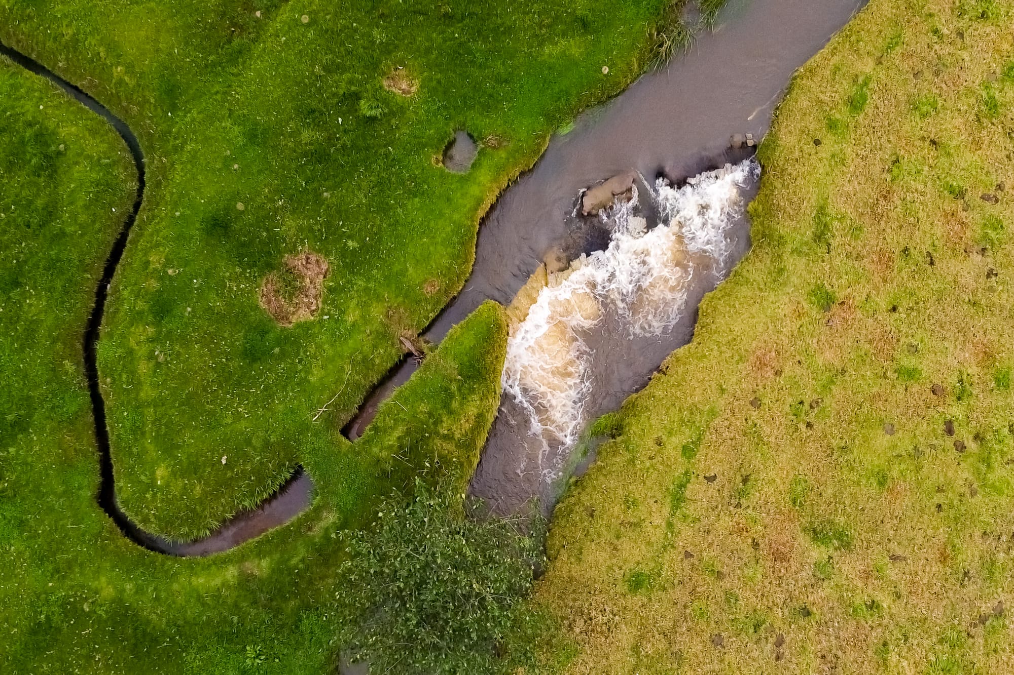 O rio Tarqui visto de cima
