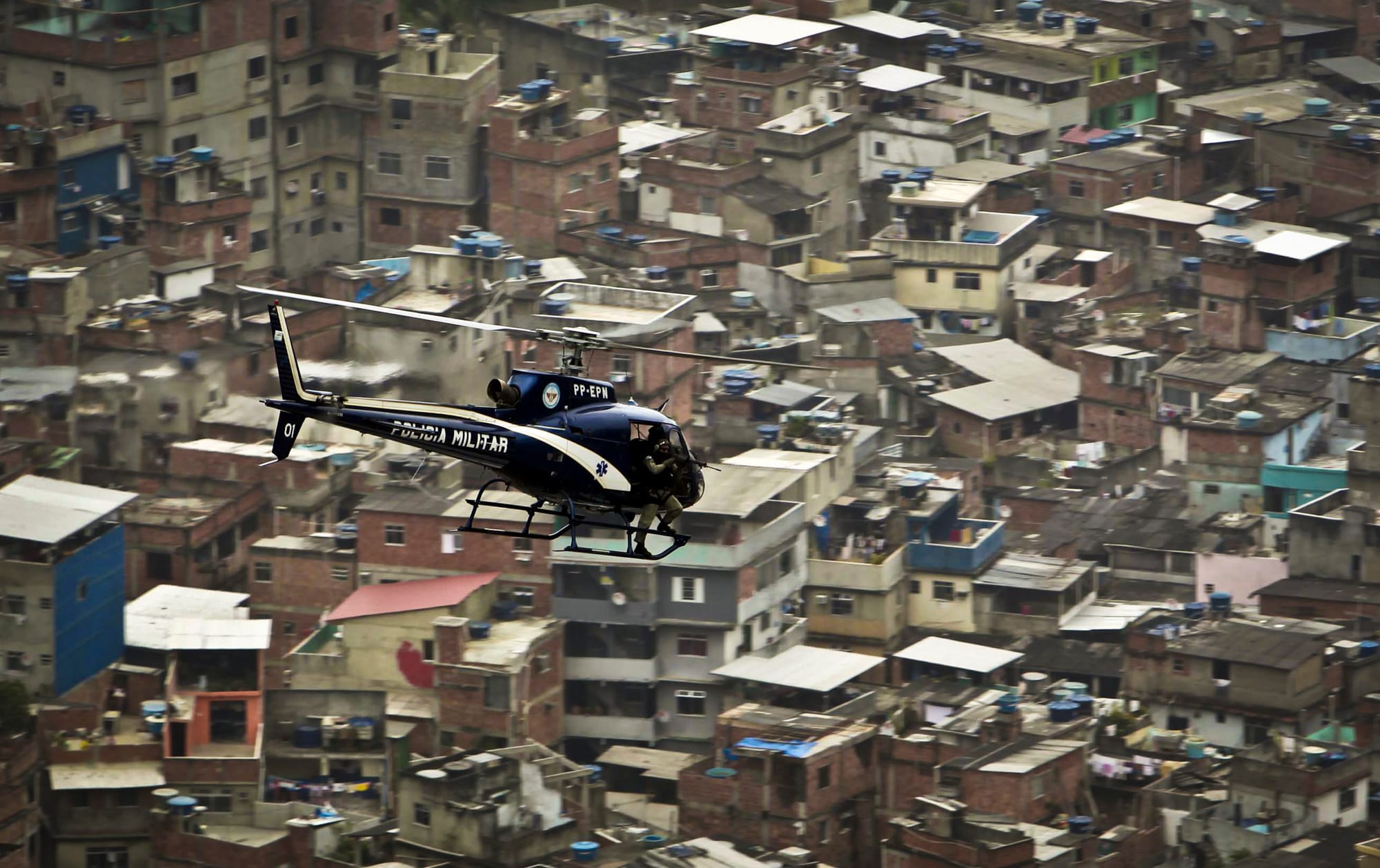 Helicóptero sobre el Complejo