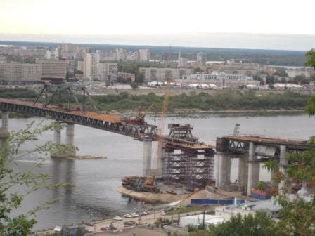 Nizhny Novgorod - new bridge construction