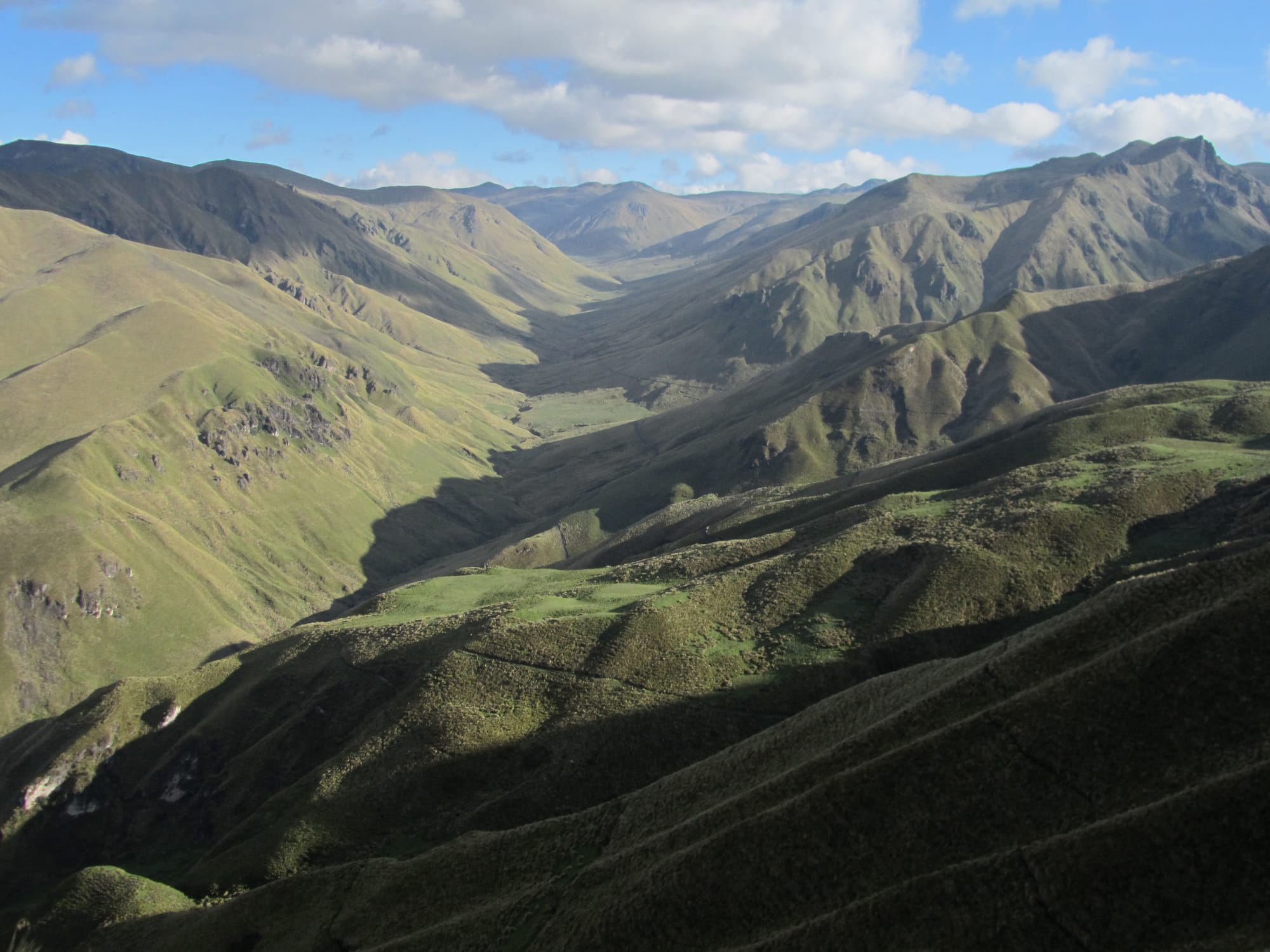 Los páramos en la provincia de Cotopaxi, Ecuador