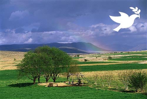 Photo of a rural landscape in Shiraz, Iran (uploaded by LetsGoIran.com on Flickr)