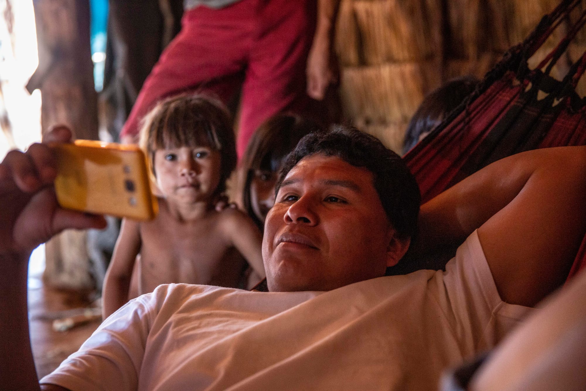 Theue Kohozinho Kalapalo, na aldeia Aiha do povo Kalapalo no Território Indígena do Xingu