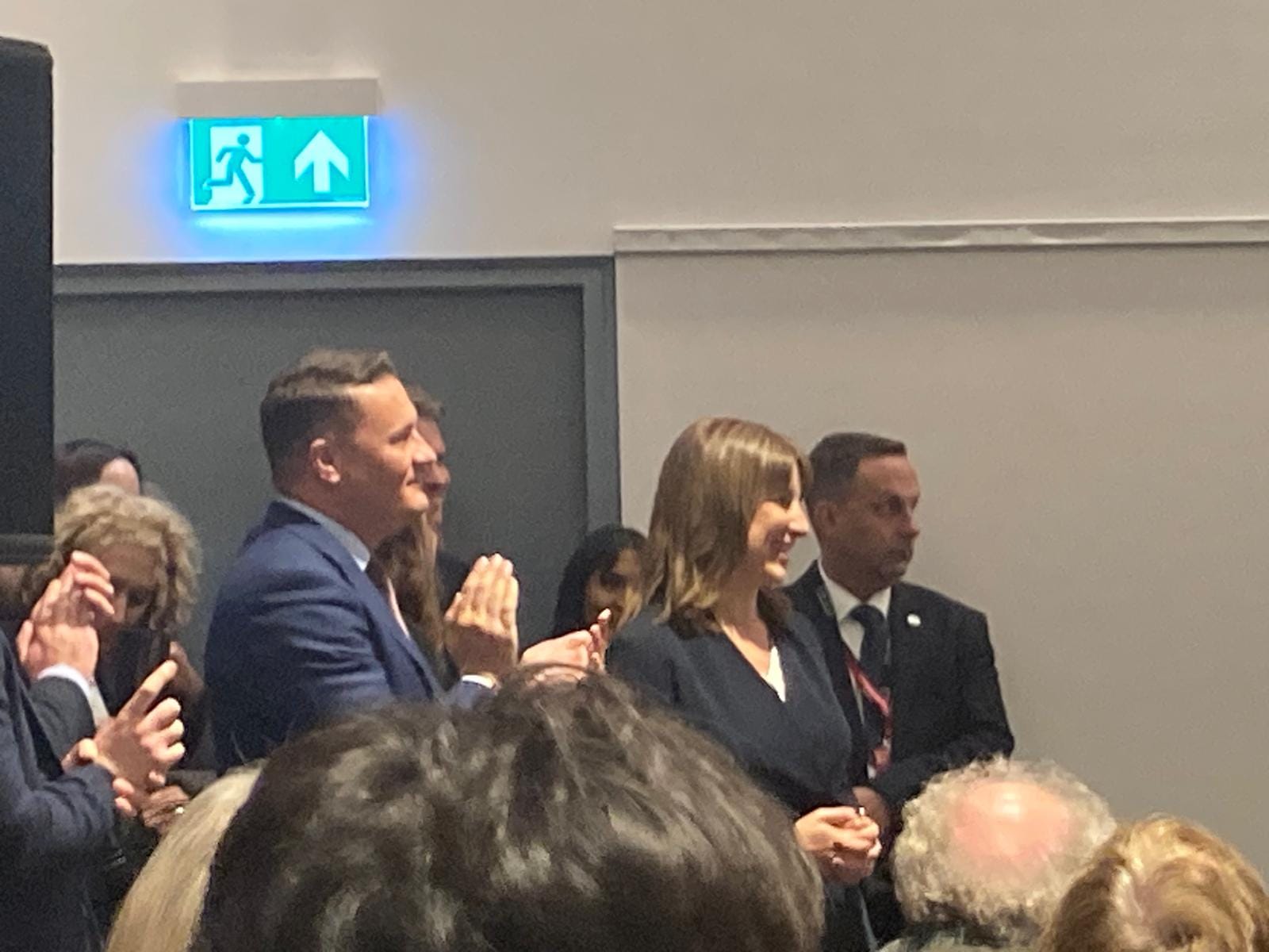 Wes Streeting - keen to be seen loyally applauding