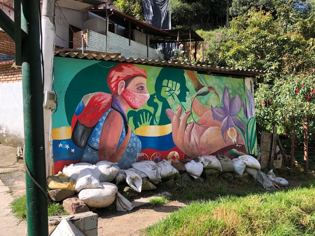 Mural em homenagem a Marta Duque