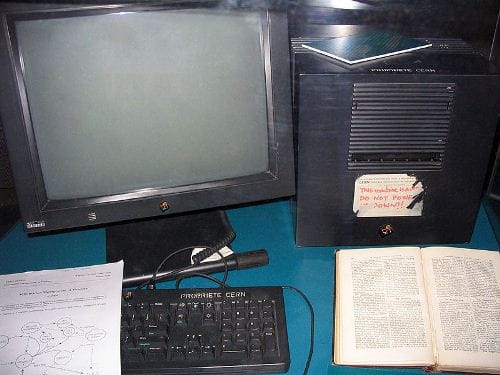 The First Web Server/Wikimedia Commons