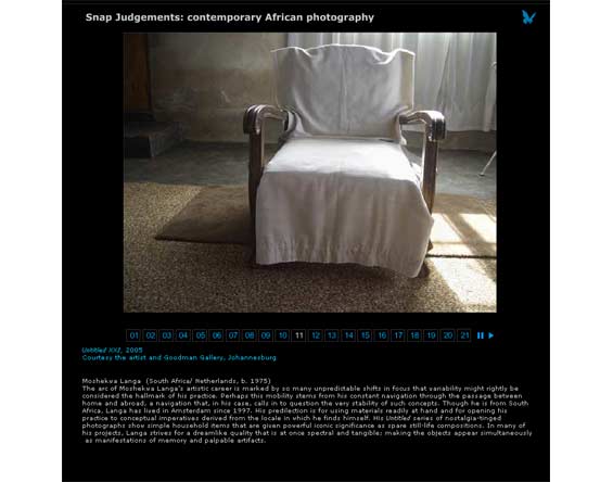 Snap Judgements: contemporary African photography”