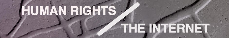 Human rights and the internet partnership banner