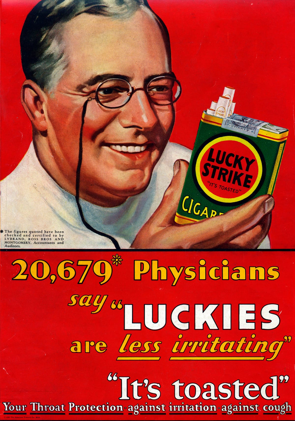 A 1930 Lucky Strike advertisement.