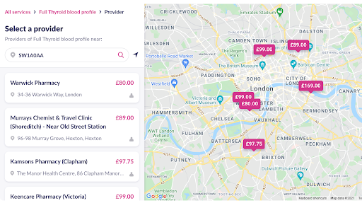 Patient Access screenshot