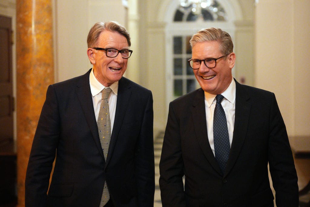 ‘No records’ from meetings between top officials and Mandelson’s lobbying firm