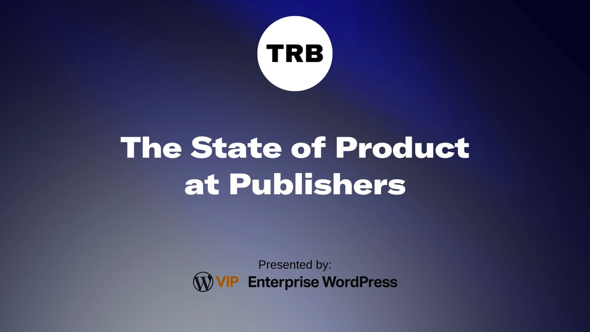 The state of product at publishers
