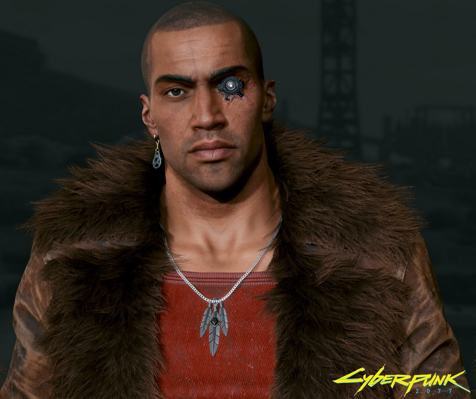 A screenshot of River Ward in Cyberpunk 2077