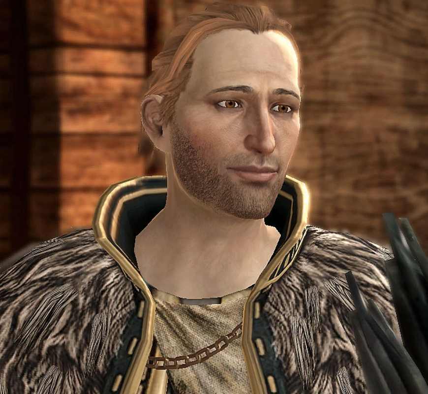 Screenshot of Anders as he appears in Dragon Age 2
