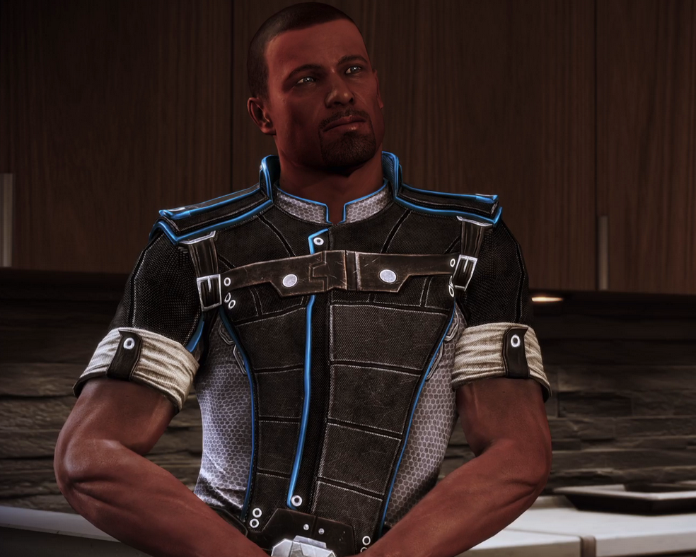 Screenshot of Steve Cortez in Mass Effect 3