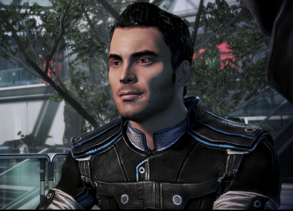 Screenshot of Kaidan Alenko as he appears in Mass Effect 3