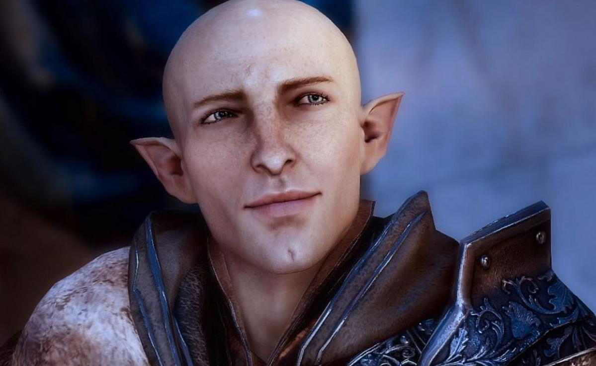 Screenshot of Solas as he appears in Dragon Age: Inquisition