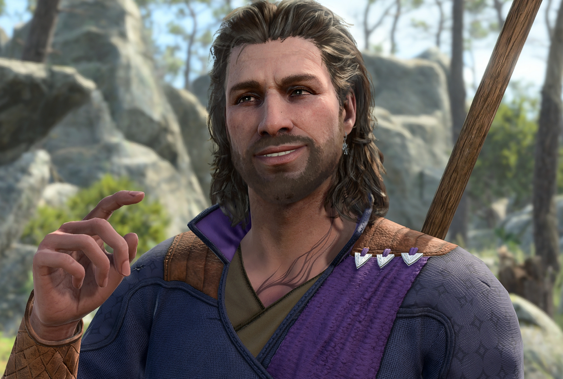 A screenshot of Gale in Baldur's Gate 3