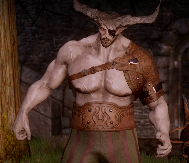 Screenshot of Iron Bull in Dragon Age: Inquisition