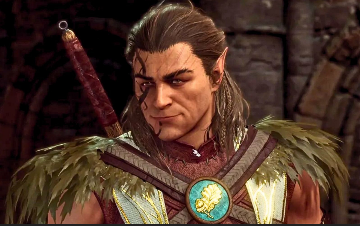 A screenshot of Halsin in Baldur's Gate 3