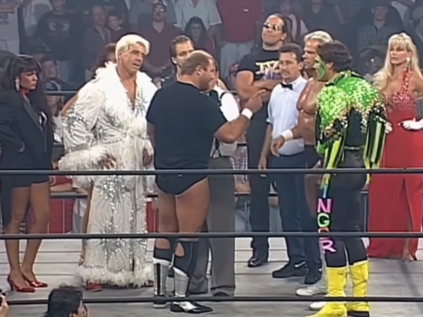 Arn Anderson Abhors Jiggly Pecs | WCW Monday Nitro 8/19/96