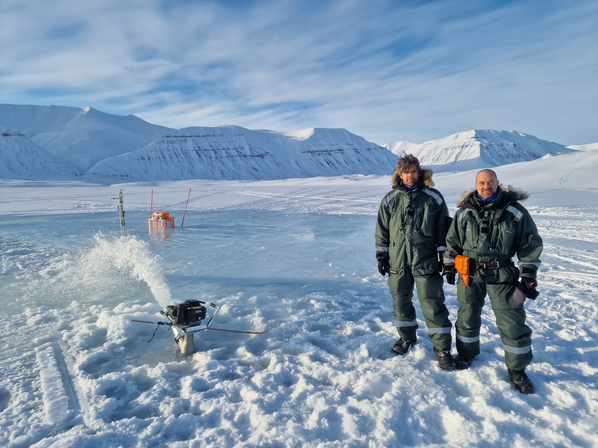 2024 Fonger Tom next to pump at Svalbard