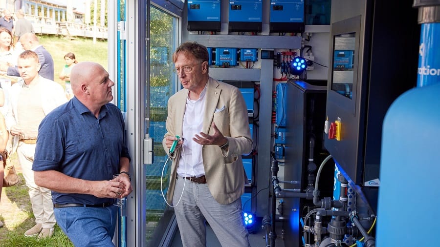 André Kuipers en Erik Roesink