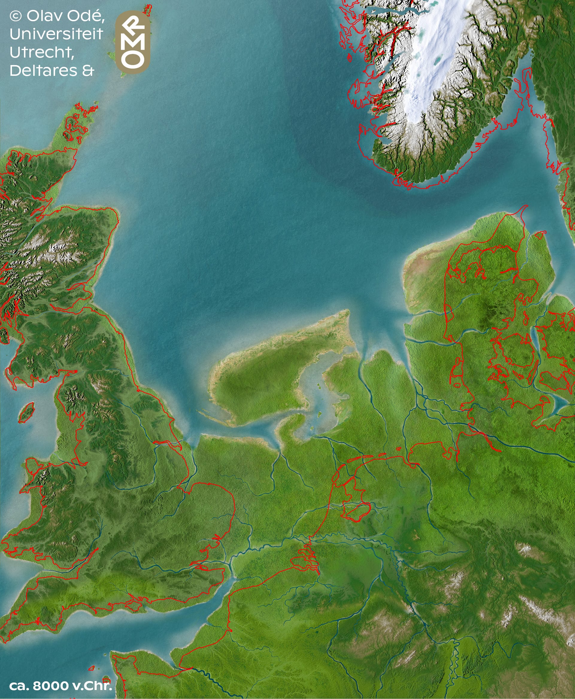 Doggerland 10000 jaar geleden 1