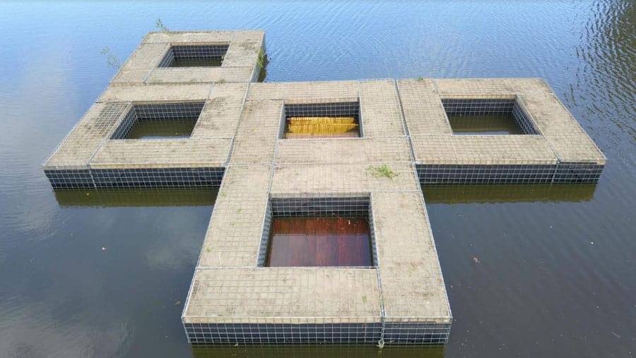 Drijvend eiland De Dommel