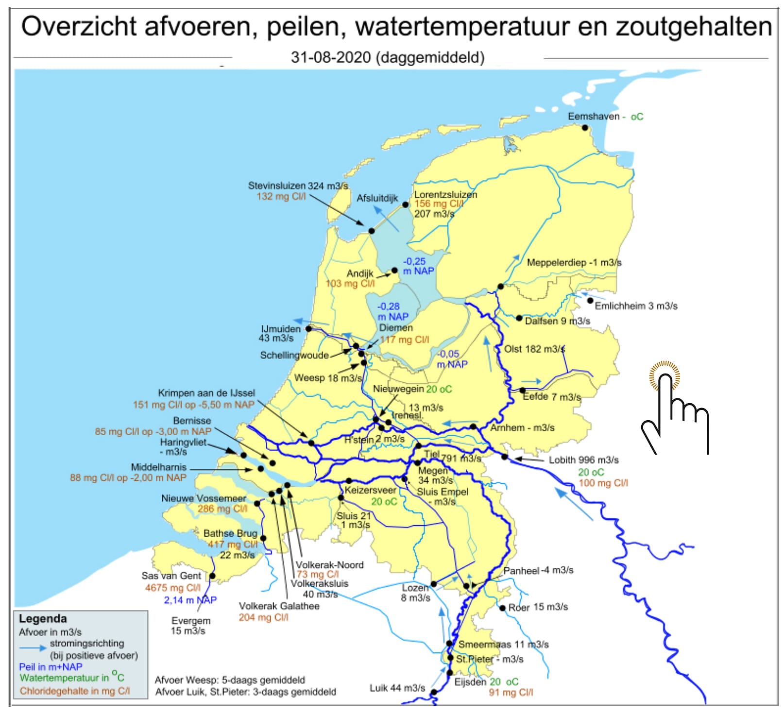 Droogtemonitor afvoer e 