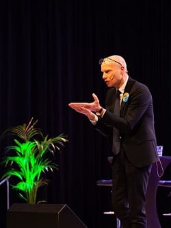 Henk Ovink tijdens Summit Delft