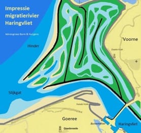 Impressie vismigratierivier