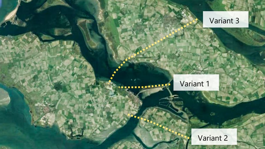 Kaartje zoet water varianten 900 