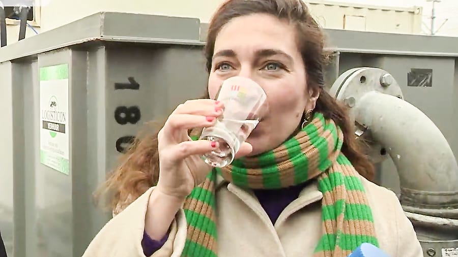 Minister drinkt