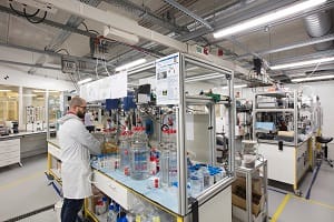Onderzoek laboratorium Wetsus