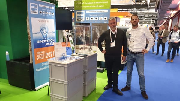 Rob Spaans en Laurens Verberne op Aquatech 600 