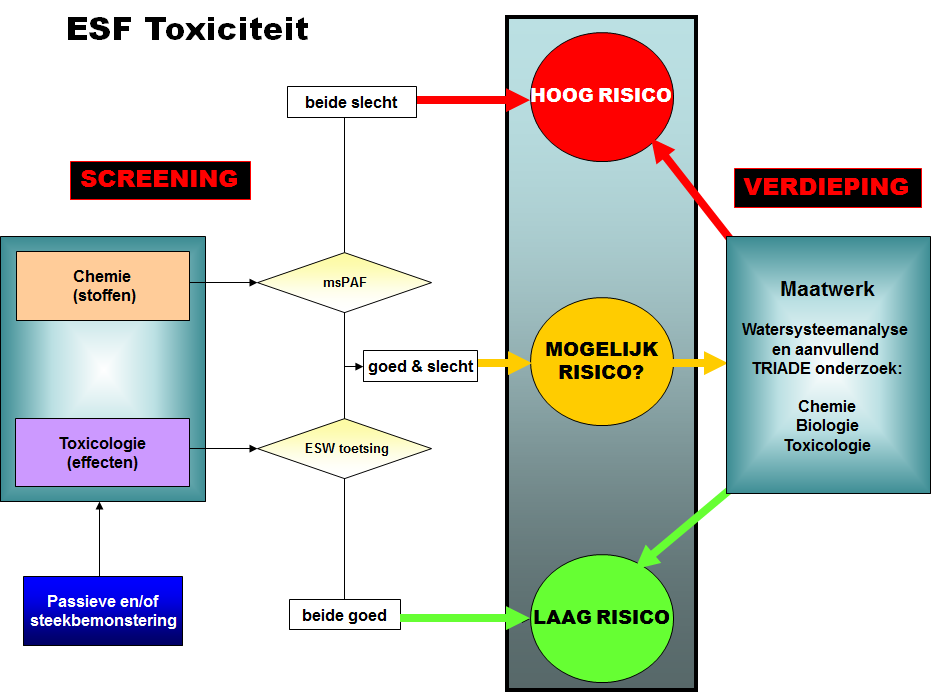 Schema ESF toxiciteit