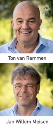 Ton van Remmen en Jan Willem Meisen verticaal