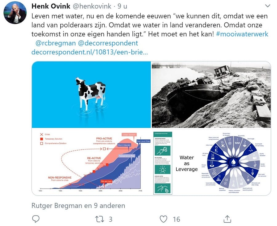 Tweet Henk Ovink