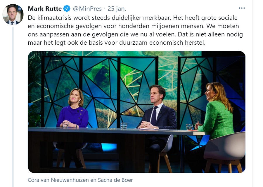 Tweet Mark Rutte