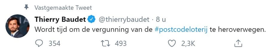 Tweet Thierry Baudet
