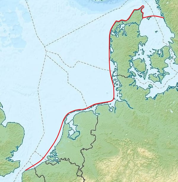 West Europese kustlijn 600 