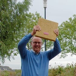 Wethouder René Lazeroms Rucphen met Gouden Tegel