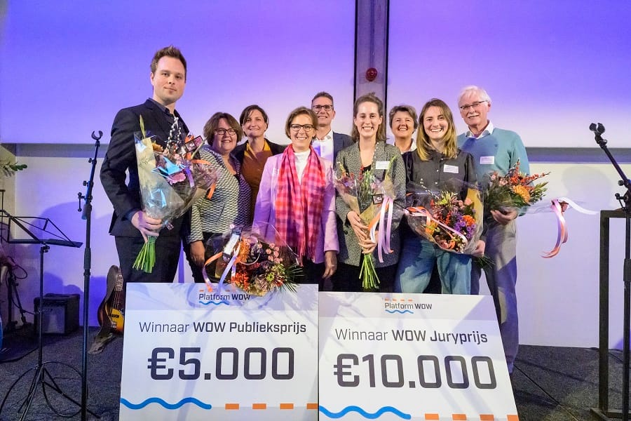 Werkendam, 02-11-2023, Landelijke WOW dag van Platform WOW in de week van de WOW factir, tweejaarlijks congres voor weg, vaarweg en waterbeheerders, thema Beheer Anders Samen, prijsuitreiking van de WOW Juryprijs en de WOW Publieksprijs voor ingezonden projecten.