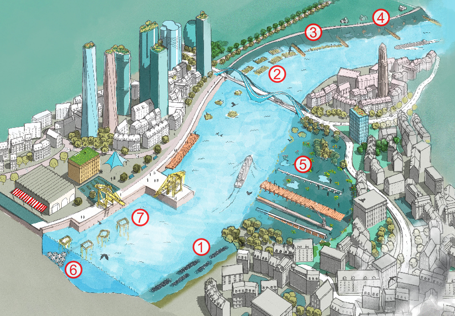 afbeelding 2 - Artist impression Buildingwithnatureindestad