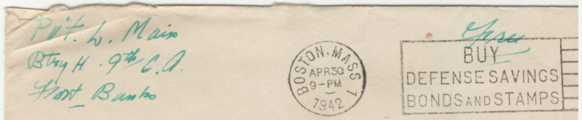 April 30, 1942 - Dear Audrey